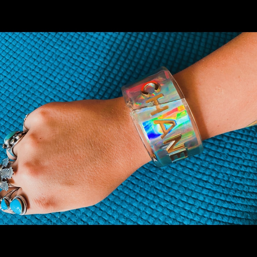 Chanel 97P Holographic cuff